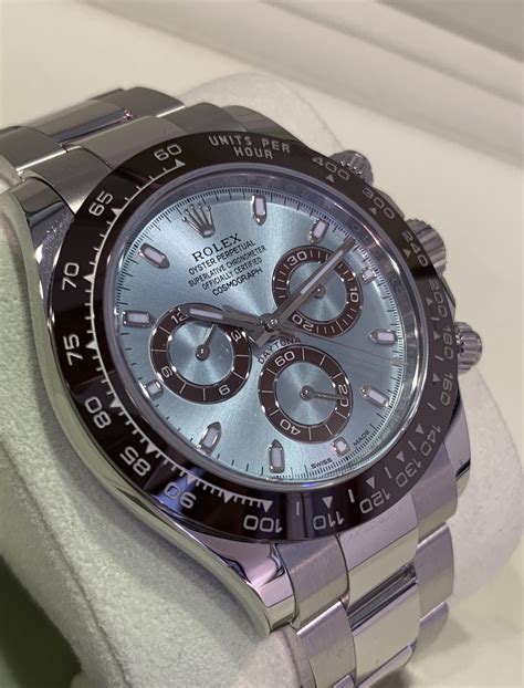 rolex daytona sfondo blu|rolex platinum watches.